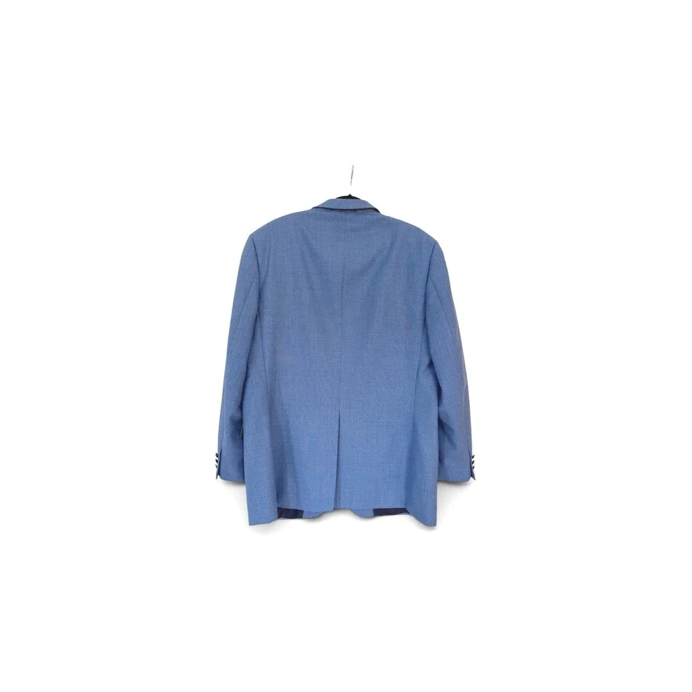 Meeting Street Mens Light Blue Two Button Blazer Sport Coat Jacket 44 Long‎